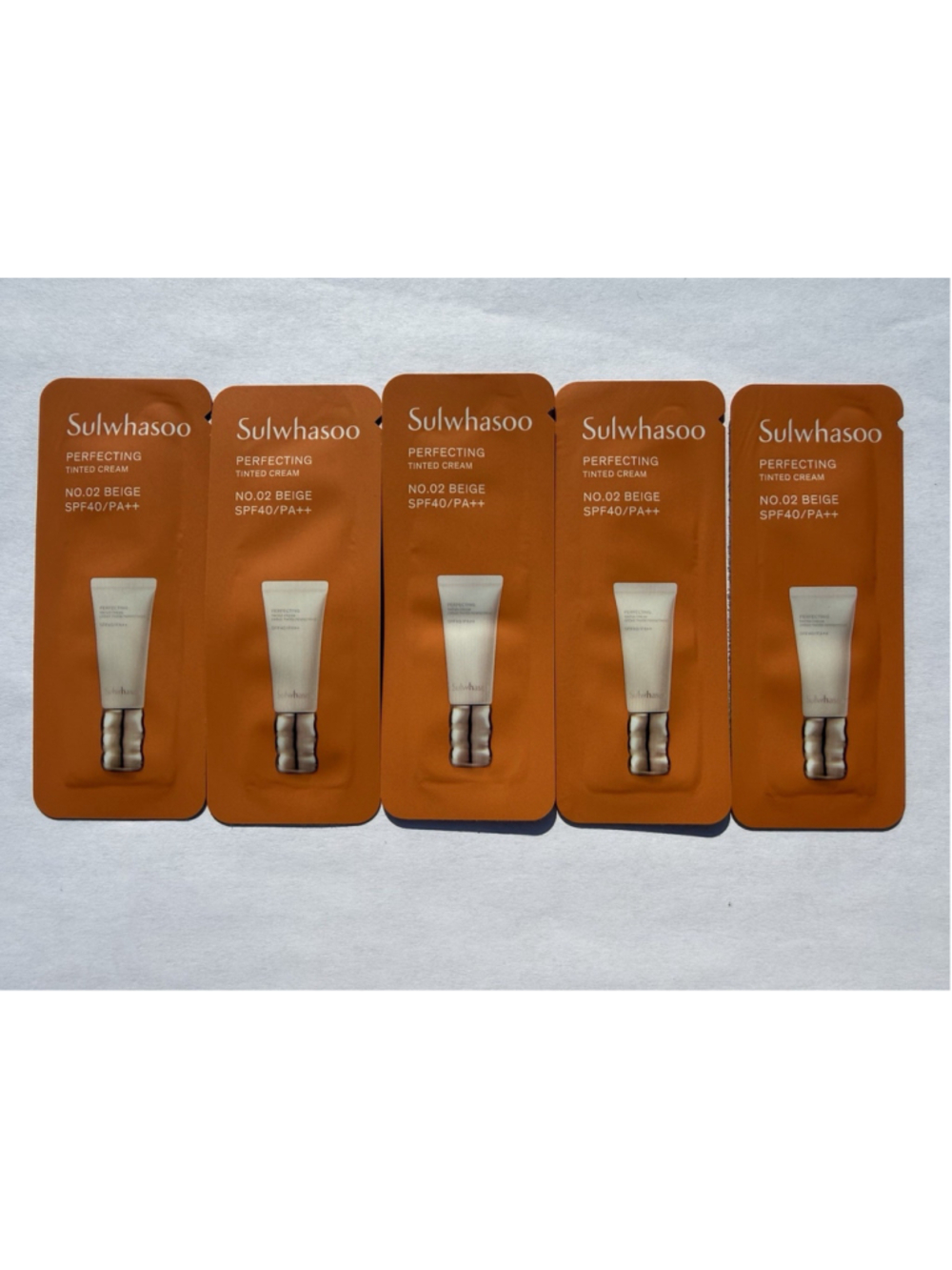 Sulwhasoo Perfecting Tinted Cream 1ml x 24pcs No.02 Beige SPF40/PA++